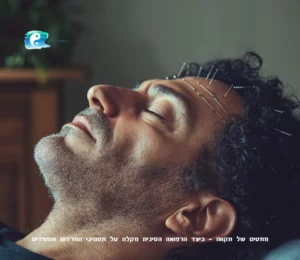 חייל הסובל מפוסט טראומה בשל המלחמה ב 7.10.23 עובר טיפול דיקור סיני שעוז רלו להתמודד עם החרדות והפחדים